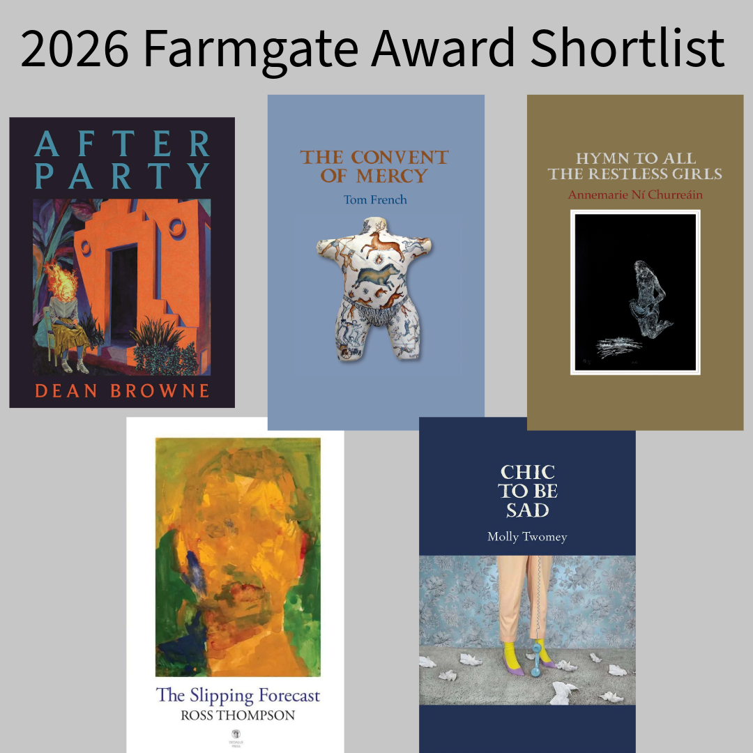 2026 Farmgate Café National Poetry Award Shortlist